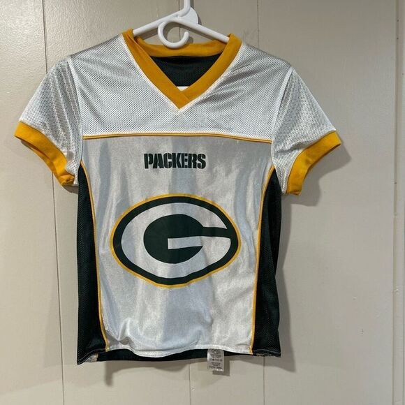 Green Bay Packers NFL Reversible Flag Football Jerseys  youth small - Picture 3 of 7